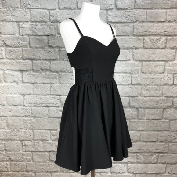 Lovers + Friends Black Open Back Flare Dress - Picture 4 of 7